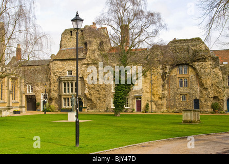 Westfassade Bury St Edmunds Abtei Suffolk Stockfoto