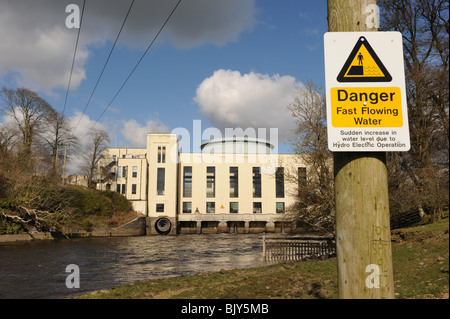 Tongland Hydro Electric power station, Kirkcudbright, SW Schottland. Teil der Galloway hydro-electric power systems Stockfoto