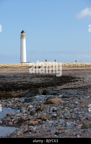 Barns Ness Leuchtturm, East Lothian, Schottland Stockfoto