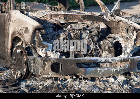 Motor, angezündet 'compact' Pickup. Stockfoto