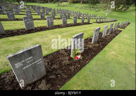 Der deutsche Soldatenfriedhof auf Cannock Chase, Staffordshire, England. Stockfoto