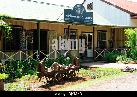 Altgold Bergbau Stadt von Pilgrim es Rest in Provinz Mpumalanga, Südafrika Stockfoto