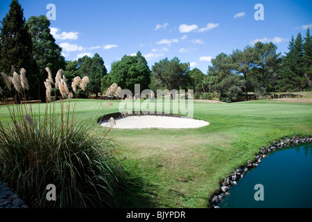 Wairakei International Golf Course ist nur fünf Fahrminuten vom Huka Lodge Taupo New Zealand Stockfoto