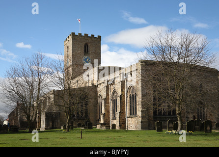 St Mary's church Staindrop, Co Durham, England, Großbritannien Stockfoto