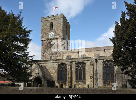 St Mary's church Staindrop, Co Durham, England, Großbritannien Stockfoto