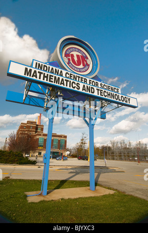 Science Center oder das Indiana-Zentrum für Wissenschaft, Mathematik und Technik in Fort Wayne, Indiana. Stockfoto