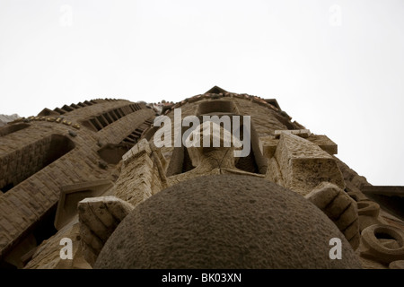 Sagrada Familia, Gestalt Christi sitzen - Barcelona Stockfoto