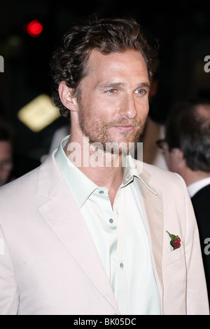 MATTHEW MCCONAUGHEY SAHARA FILM PREMIERE CHINESE THEATRE HOLLYWOOD LOS ANGELES USA 4. April 2005 Stockfoto