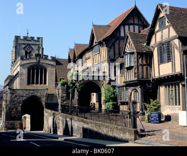 Lord Leycester Hospital, Warwick. Stockfoto