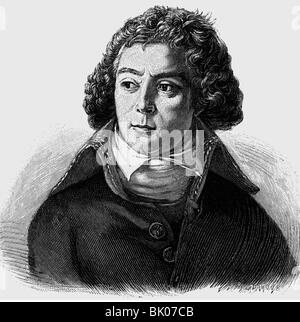 Berthier, Louis Alexandre, 20.11.1753 - 1.6.1815, französischer General, Porträt, Holzgravur, 19. Jahrhundert, Stockfoto