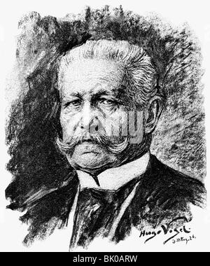 Hindenburgs und Beneckendorff, Paul von, 2.10.1847 - , Stockfoto