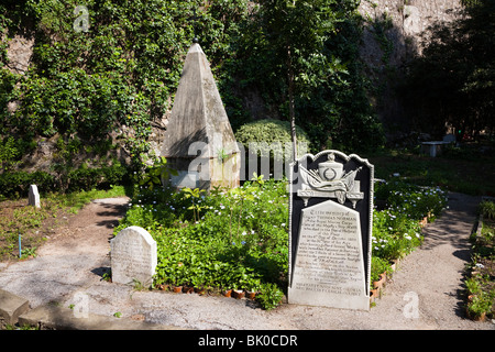 Trafalgar Soldatenfriedhof in Gibraltar mit Militär, während Nelson's Schlacht, Gibraltar Stockfoto