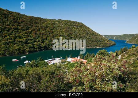 Der Limski Fjord-Istrien-Kroatien Stockfoto