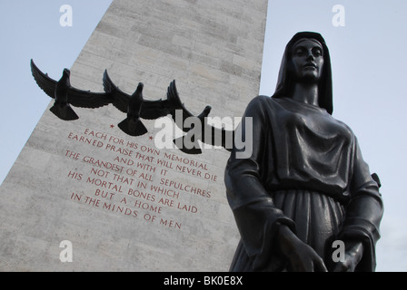 US-Soldatenfriedhof und Gedenkstätte Margraten in der Nähe von Maastricht, Niederlande Stockfoto