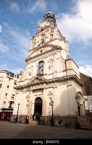 Sainte Croix Kirche im Stadtzentrum von Nantes Stockfoto