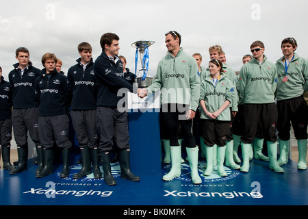 156. University Boat Race Oxford Cambridge Stockfoto