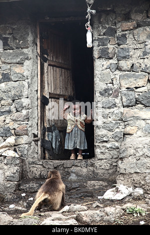 Simien-Nationalpark, Äthiopien Stockfoto