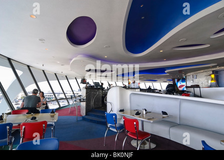 Die Begegnung Restaurant am LAX, Los Angeles International Airport. Stockfoto