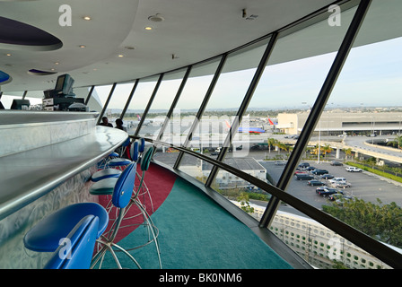 Die Begegnung Restaurant am LAX, Los Angeles International Airport. Stockfoto