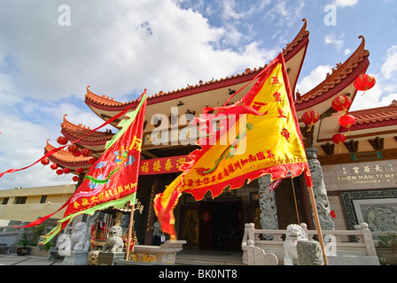 Thien Hau-Tempel, ein Taoistischer Tempel in Chinatown von Los Angeles. Stockfoto