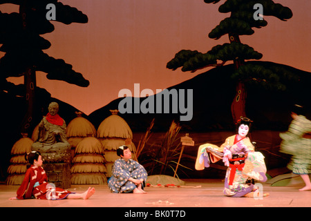 Theater-Performer, Japan. Stockfoto