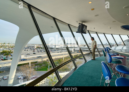 Die Begegnung Restaurant am LAX, Los Angeles International Airport. Stockfoto