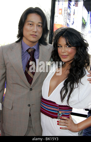 SUNG KANG & NATHALIE KELLEY, THE FAST AND THE FURIOUS: TOKYO DRIFT City Walk UNIVERSAL STUDIOS LOS ANGELES USA 4. Juni 2006 Stockfoto