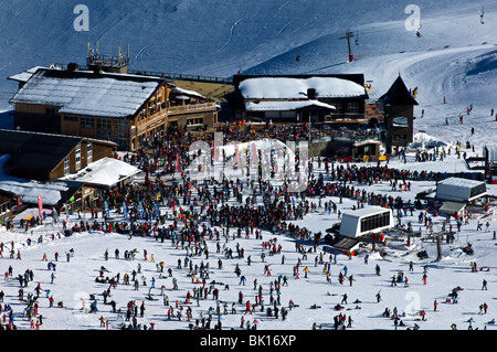 Sierra Nevada, die Wochenende Massen Stockfoto