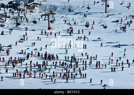 Sierra Nevada, die Wochenende Massen Stockfoto