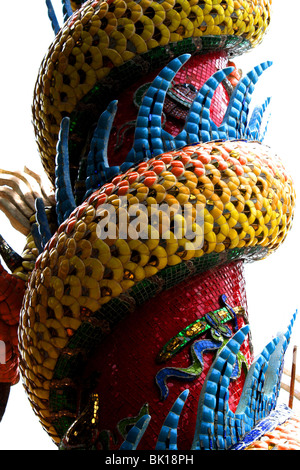 Chinesische Tempel, Thanyaburi, Bangkok, Thailand. Stockfoto