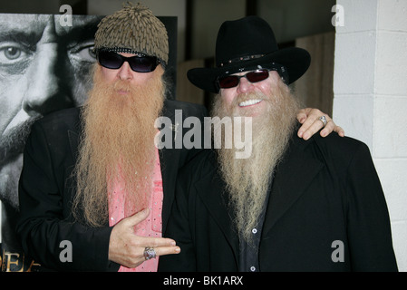 BILLY GIBBONS, DUSTY HILL DEADWOOD Staffel 3 PREMIERE CINERAMA DOME HOLLYWOOD LOS ANGELES USA 6. Juni 2006 Stockfoto