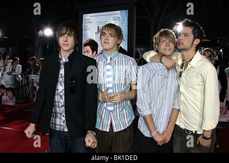 MCFLY JUST MY LUCK WESTWOOD LOS ANGELES USA PREMIERE 9. Mai 2006 Stockfoto