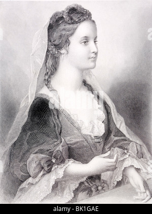 Marie-Adélaïde von Savoyen. Duchesse de Savoie Stockfoto