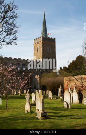 Great Britain England Suffolk Essex Grenzen Nayland Dorf Kirche St. James Stockfoto