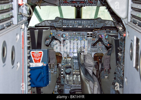 Concorde-Cockpit Stockfoto