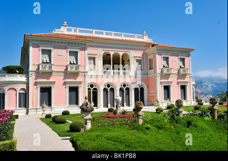 Villa Ephrussi de Rothschild, Saint-Jean-Cap-Ferrat, Frankreich. Stockfoto