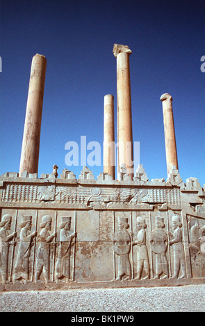 Entlastung der Meder und Perser, der Apadana, Persepolis, Iran Stockfoto