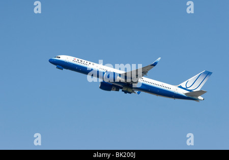 United Airlines 777 Jet Stockfoto