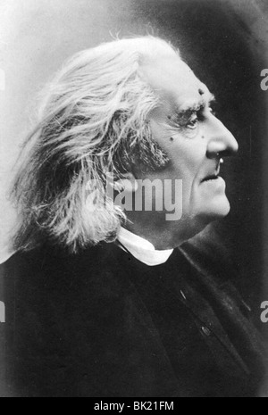 FRANZ LISZT ungarische Komponist und Pianist (1811-86) Stockfoto