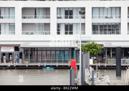 Eine Flut, Zoll ab Cairns, das zunehmend in Gefahr vom Meeresspiegelanstieg, Queensland, Australien ist überschwemmt. Stockfoto