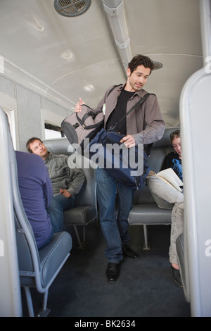 Anreise mit der Bahn Stockfoto