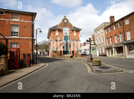 Shire Hall am Markt Hill, Woodbridge, Suffolk Stockfoto