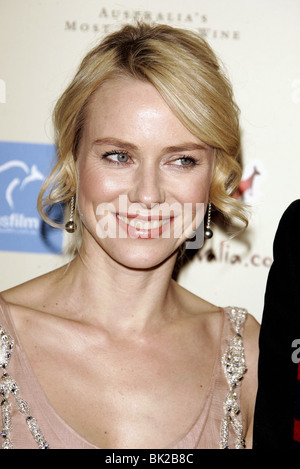 NAOMI WATTS 2007 PENFOLDS Symbol BLACK TIE GALA Jahrhundert Stadt LOS ANGELES USA 13 Januar 2007 Stockfoto