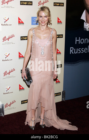 NAOMI WATTS 2007 PENFOLDS Symbol BLACK TIE GALA Jahrhundert Stadt LOS ANGELES USA 13 Januar 2007 Stockfoto