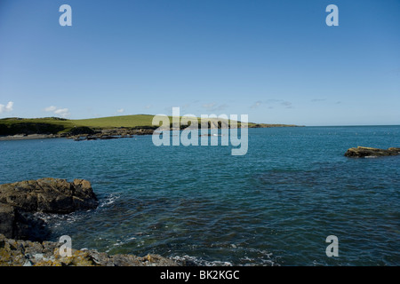 Carmel Kopf vom Küstenweg Anglesey, Nordwales Stockfoto