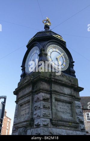 Queen Victoria's Diamond Jubilee Clock von 1897. Stockfoto