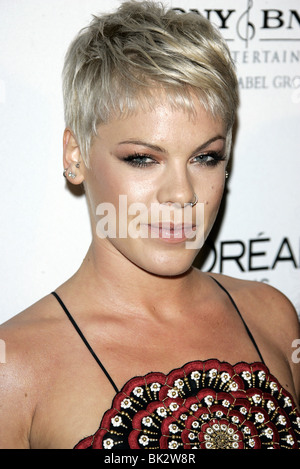 Rosa 2007 CLIVE DAVIS PRE GRAMMY PARTY BEVERLY HILTON HOTEL BEVERLY HILLS LOS ANGELES USA 10. Februar 2007 Stockfoto