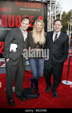 TED RAIMI LUCY LAWLESS & SAM RAIMI GRUDGE 2 FILM PREMIERE KNOTTS SCARY FARM BUENA PARK LOS ANGELES USA 8. Oktober 2006 Stockfoto