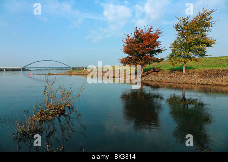 Elbe bei Dömitz, Mecklenburg-Vorpommern, Deutschland Stockfoto