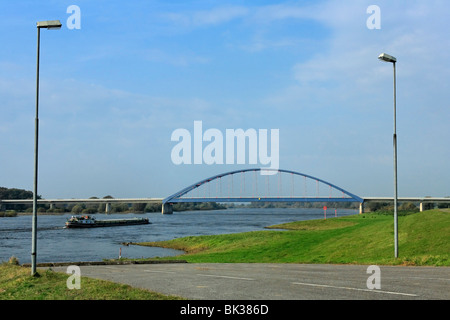 Elbe bei Dömitz, Mecklenburg-Vorpommern, Deutschland Stockfoto